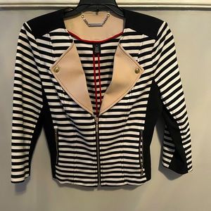 Zip up blazer